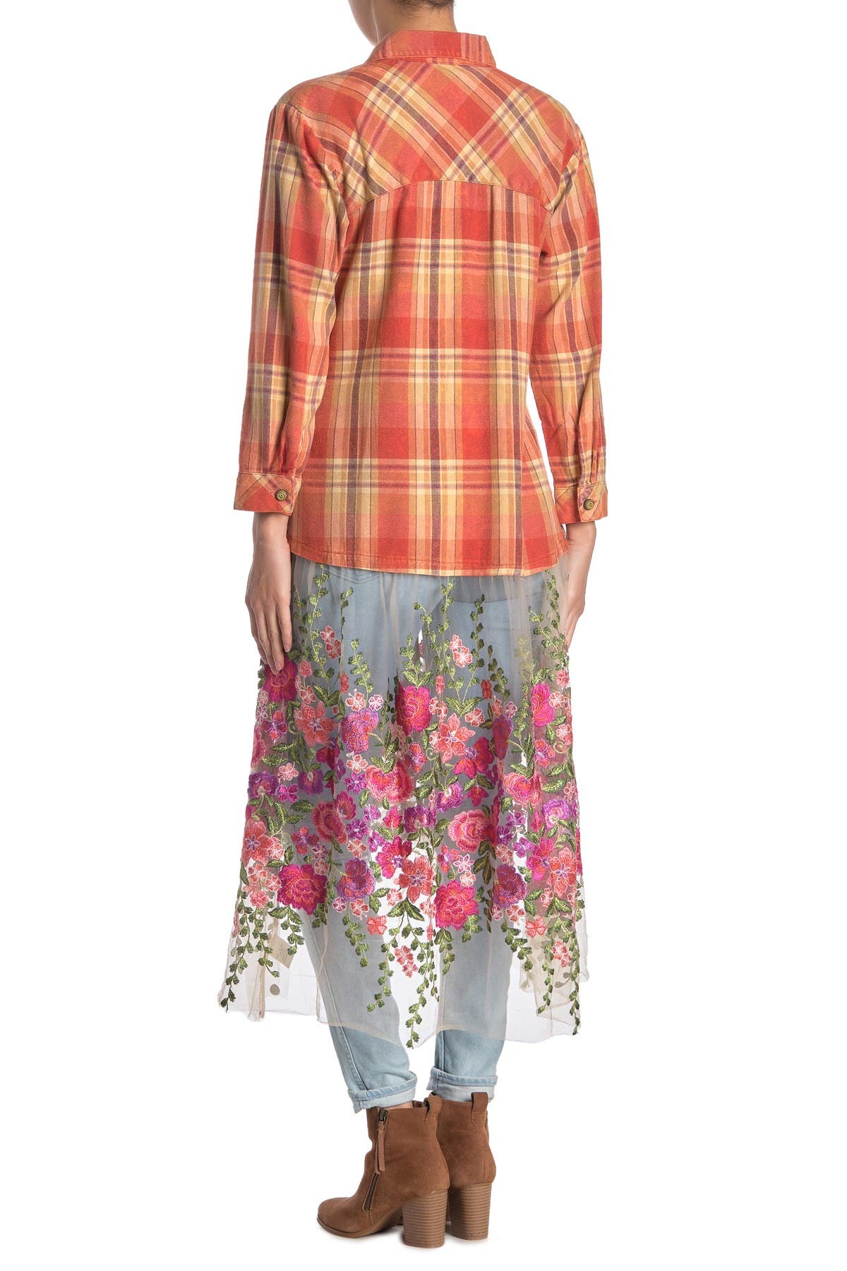 ARATTA Anastasia Mixed Media Maxi Shirt (Women) | Nordstromrack