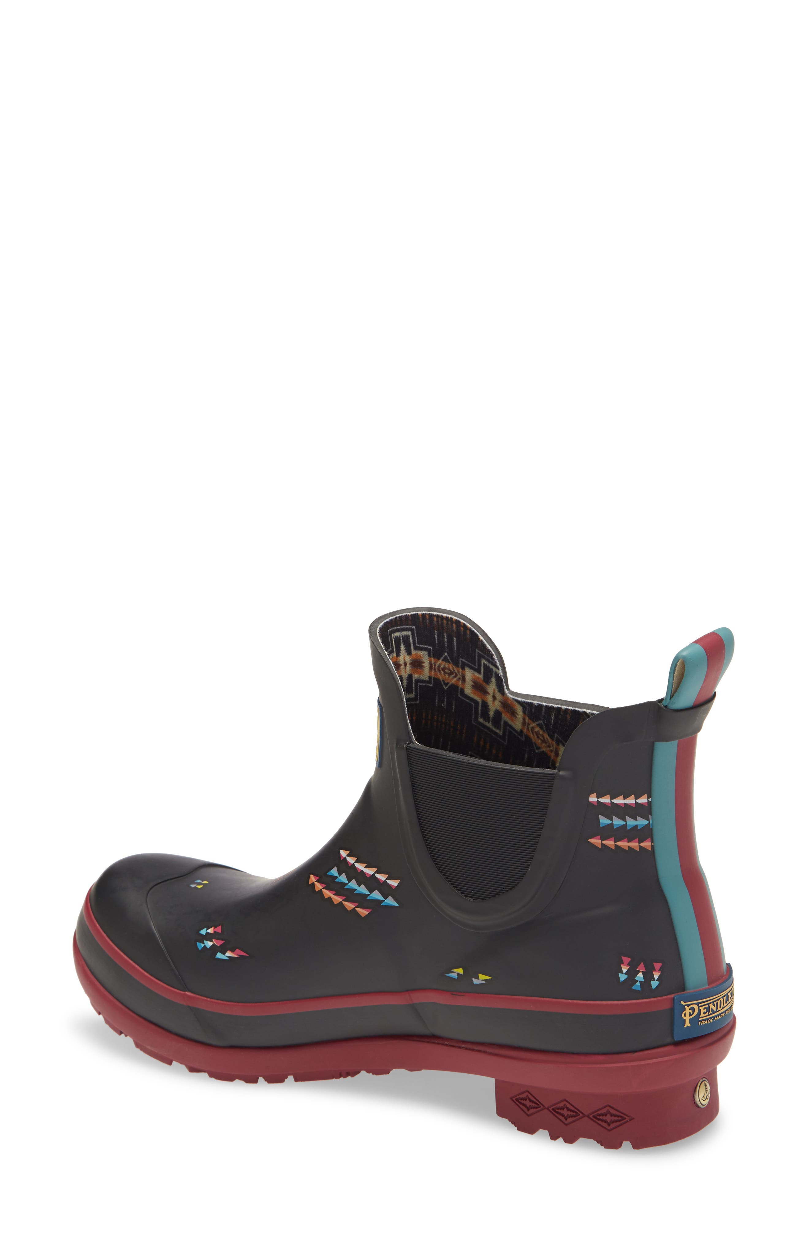 Pendleton Geo Toss Waterproof Chelsea Rain Boot, Alternate, color, 