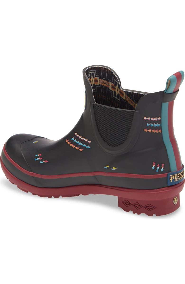 Pendleton Geo Toss Waterproof Chelsea Rain Boot, Alternate, color,