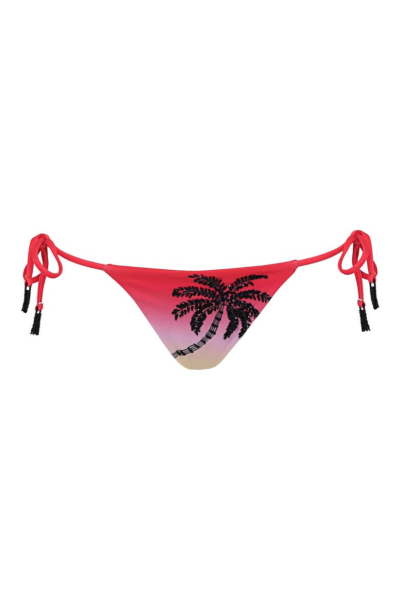Oahu Reversible Bikini Bottoms, Alternate, color, RED OVERFLOW