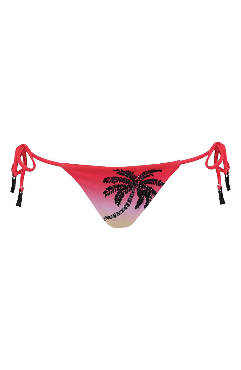 Maaji Oahu Reversible Bikini Bottoms, Alternate, color, Red Overflow