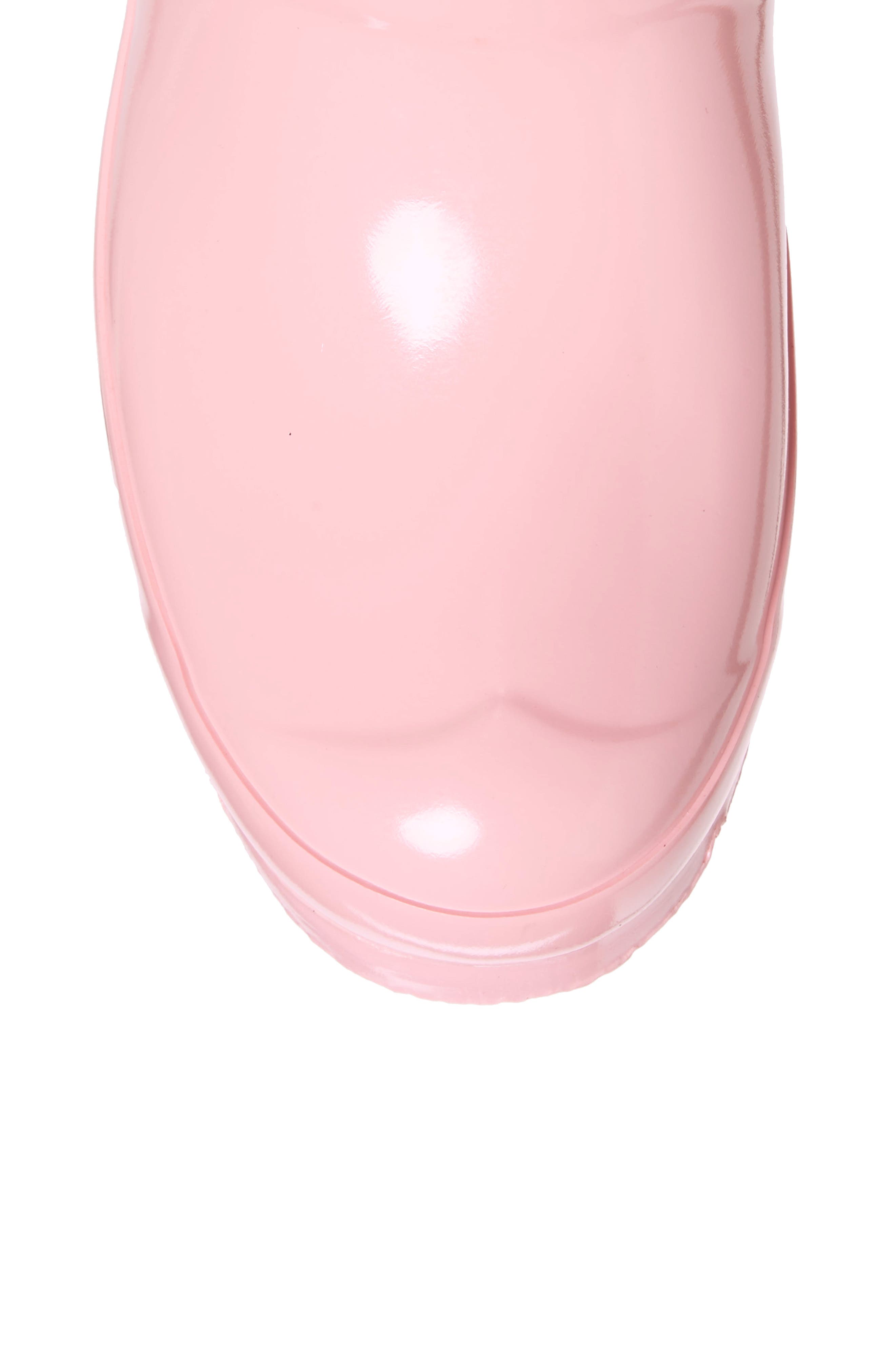 Adjustable Back Gloss Waterproof Rain Boot, Alternate, color, CANDY FLOSS RUBBER