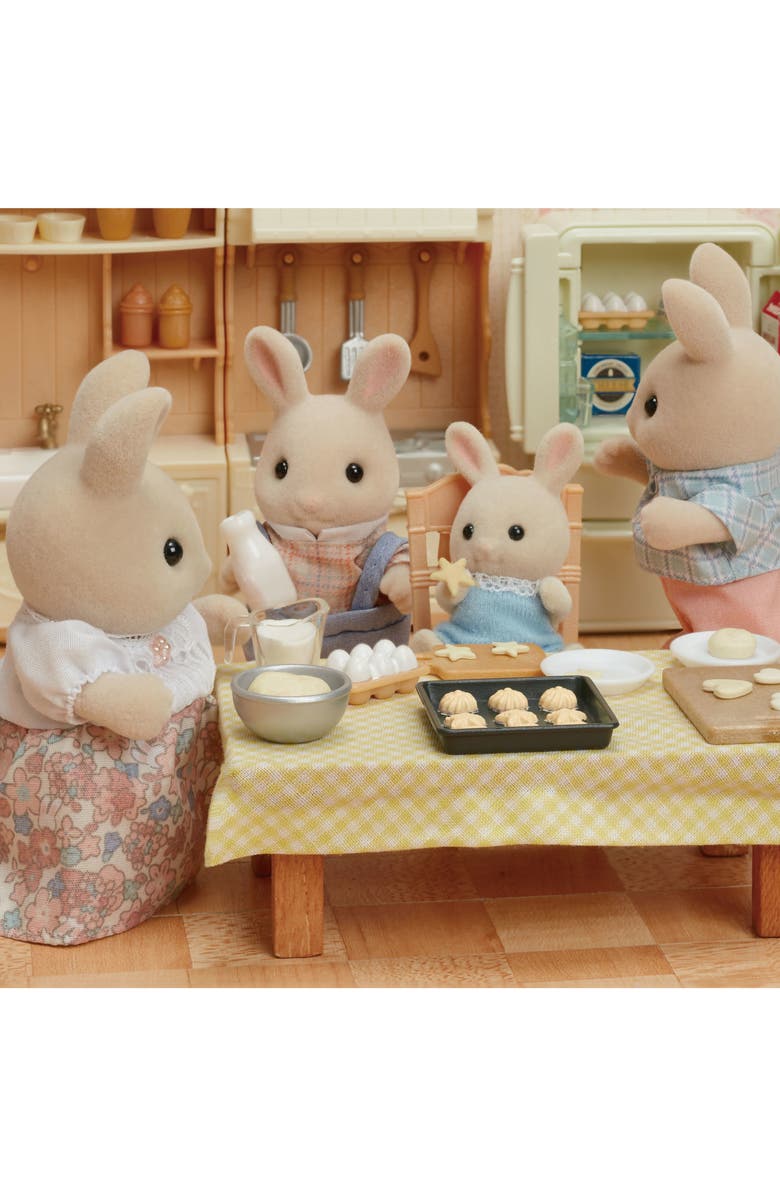 Calico Critters Milk Rabbit Family, Alternate, color, Multi