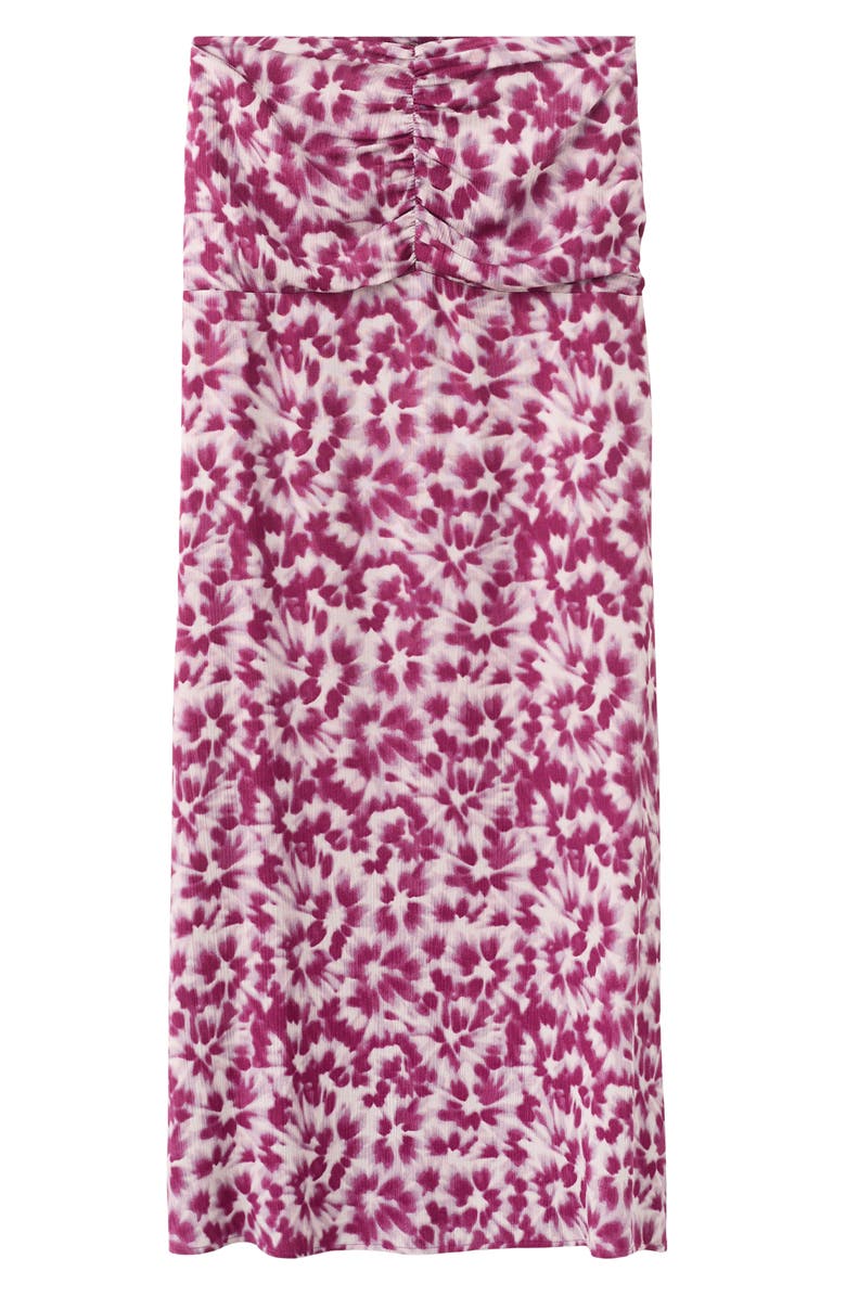 MANGO TEEN <p>Kids' Gathered Waist Print Maxi Skirt</p>, Main, color, 
