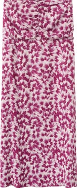 MANGO TEEN Kids' Gathered Waist Print Maxi Skirt