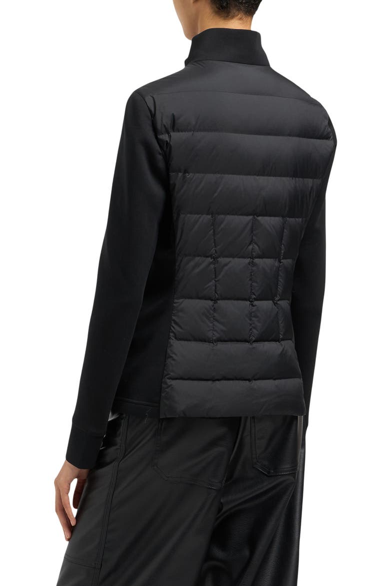Naomi 800 Fill Power Down Hybrid Jacket, Alternate, color, BLACK