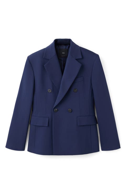 Double Breasted Suit Blazer
