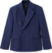 MANGO Double Breasted Suit Blazer