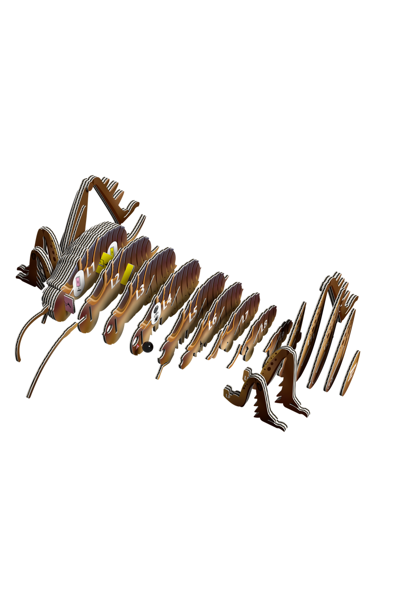 Eugy Puzzles Giant Weta 3D Puzzle, Alternate, color, NO COLOR