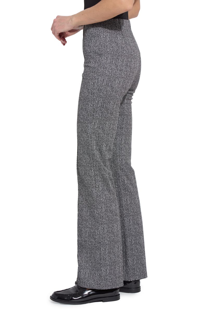 Lysse ́ Houndstooth Jacquard Flare Leggings, Alternate, color, Smokey Salt Pepper