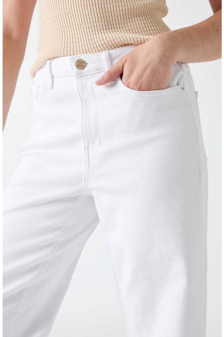 G011 High Waist Straight Leg Jeans, Alternate, color, OPEN