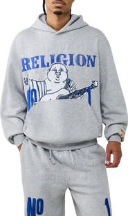 True Religion True No. 1 Big T Graphic Hoodie