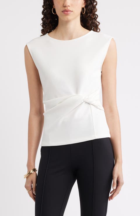 Side Twist Crewneck T-Shirt