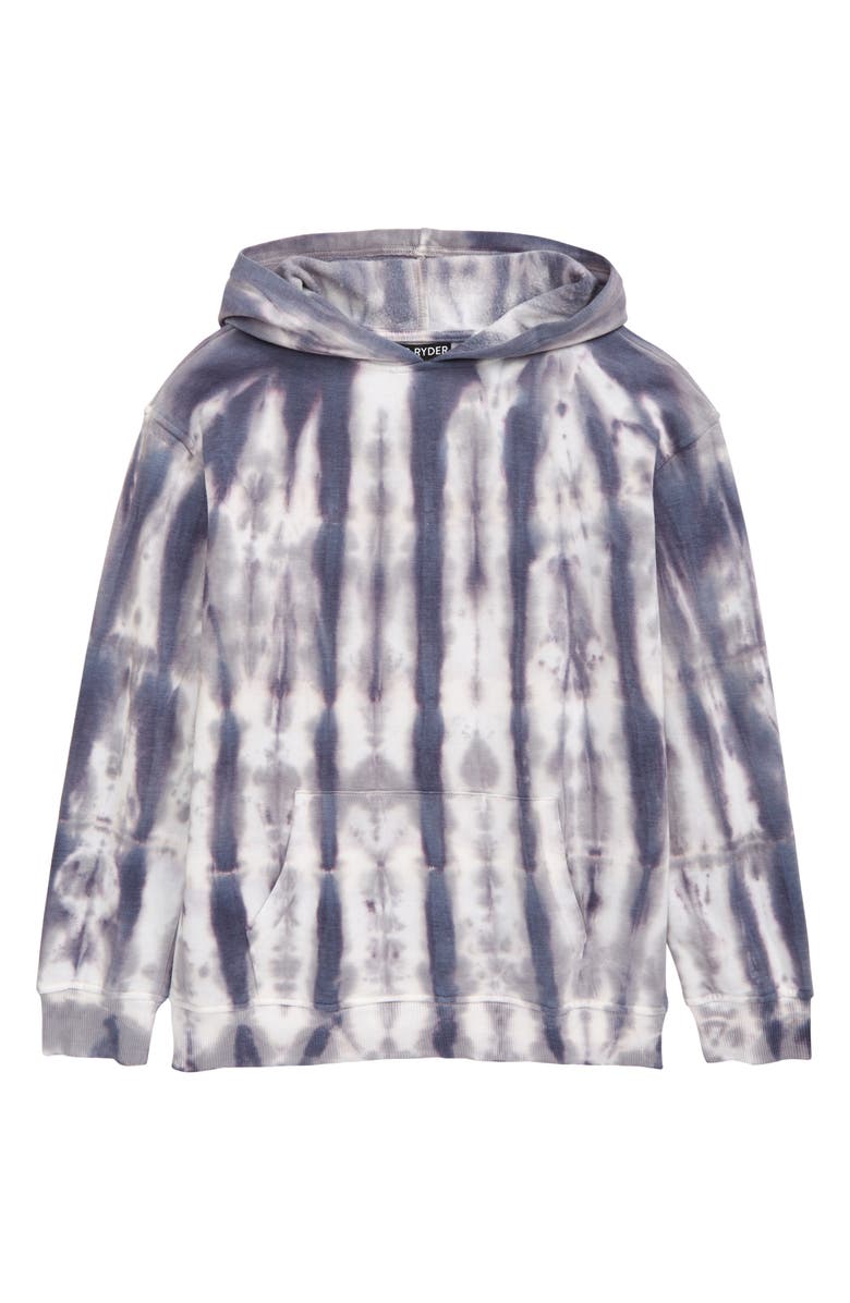 5th and Ryder Elwood Kids' Tie Dye Hooded Sweatshirt, Main, color, 