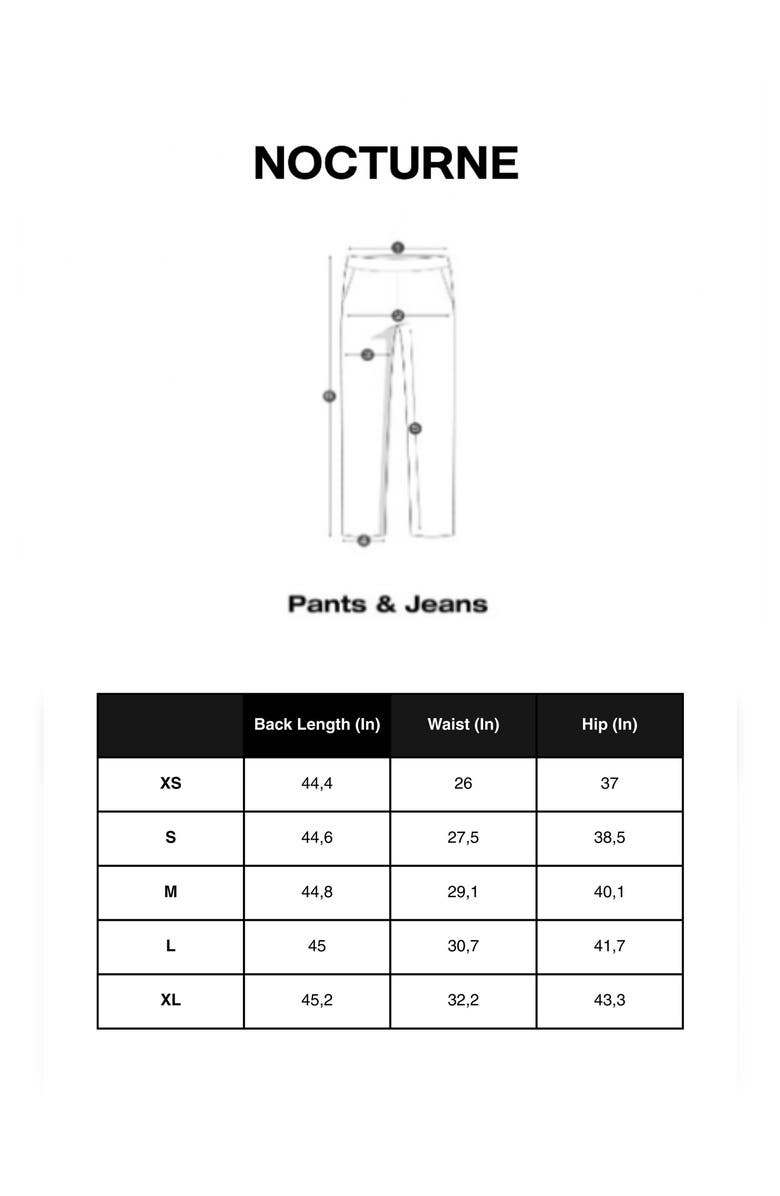 Nocturne High-Waist Wide-Leg Pants, Alternate, color, Black