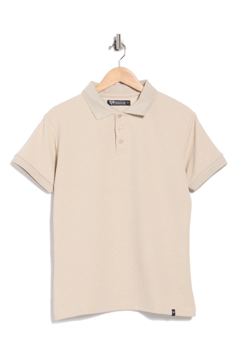 Modern Fit Textured Polo, Alternate, color, SAND