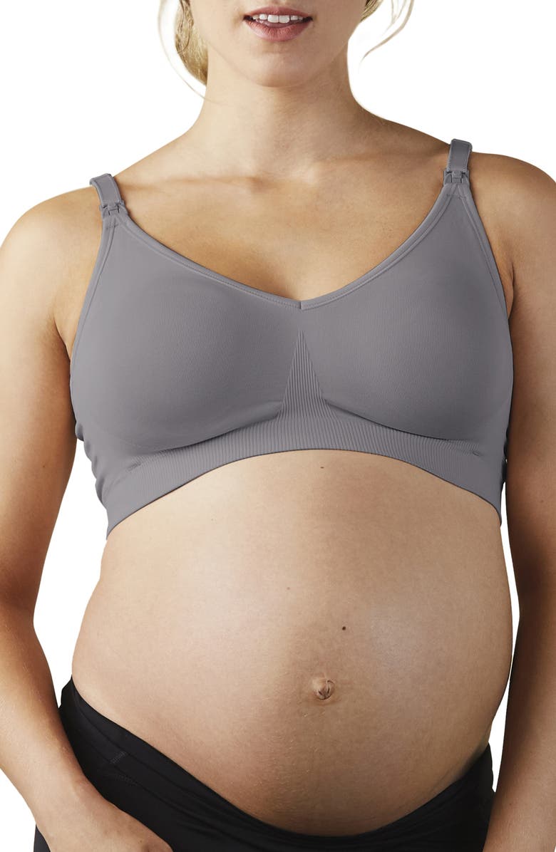 Bravado Designs Body Silk Seamless Maternity/Nursing Bra, Main, color, Silver Belle