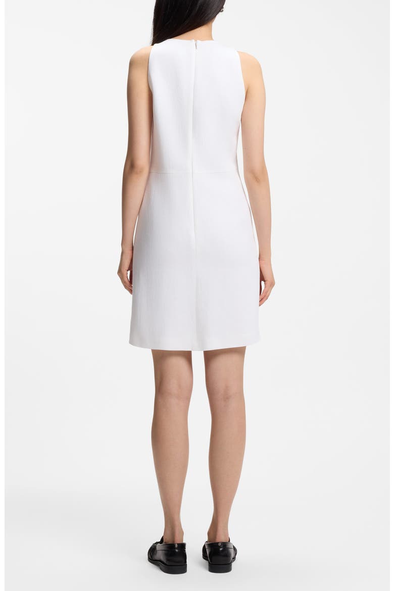 Dinderal Linen Blend Minidress, Alternate, color, BRIGHT WHITE