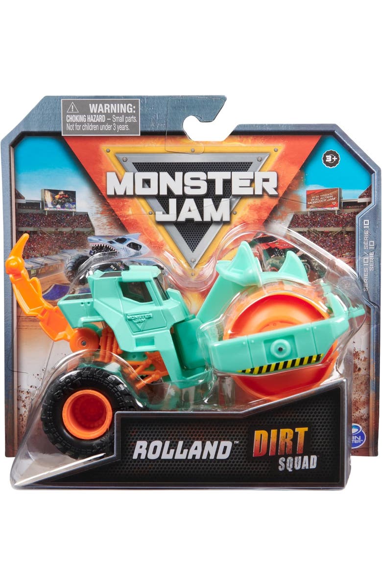 Grave Digger Mini Rolland Die Cast Vehicle, Main, color, Mint Green