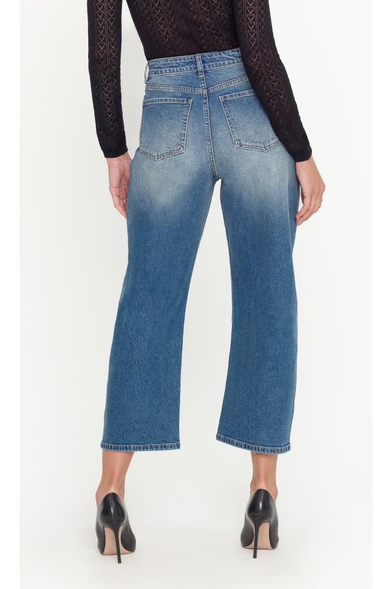Cobel Pearl Barrel Jeans, Alternate, color, Vintage Med Blu/Prl