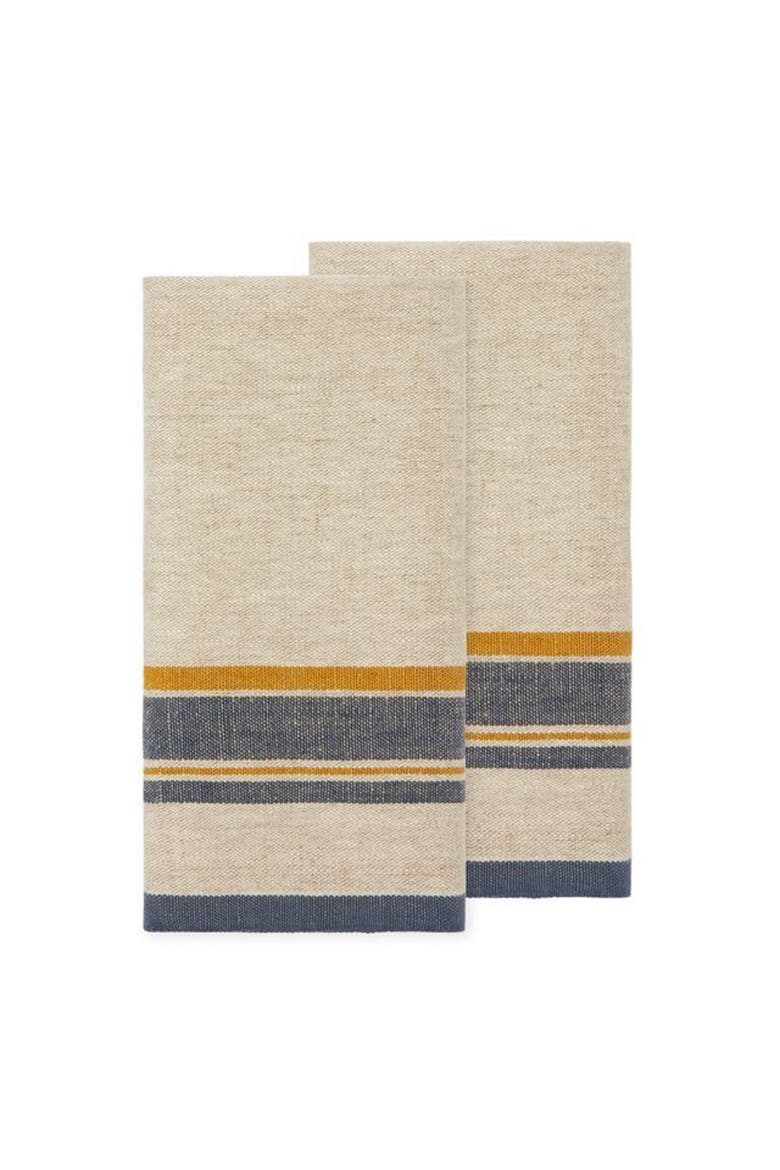 Antibes Tea Towels - Set of 2, Main, color, Natural, Blue