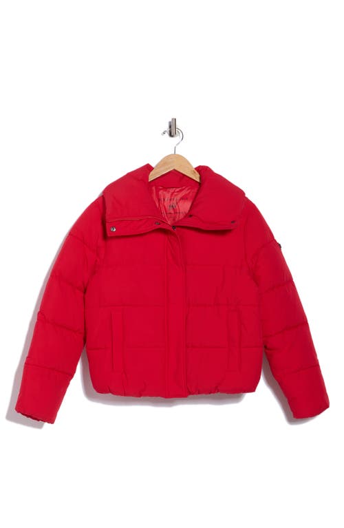 Bcbgeneration Water Resistant Puffer Jacket In Red
