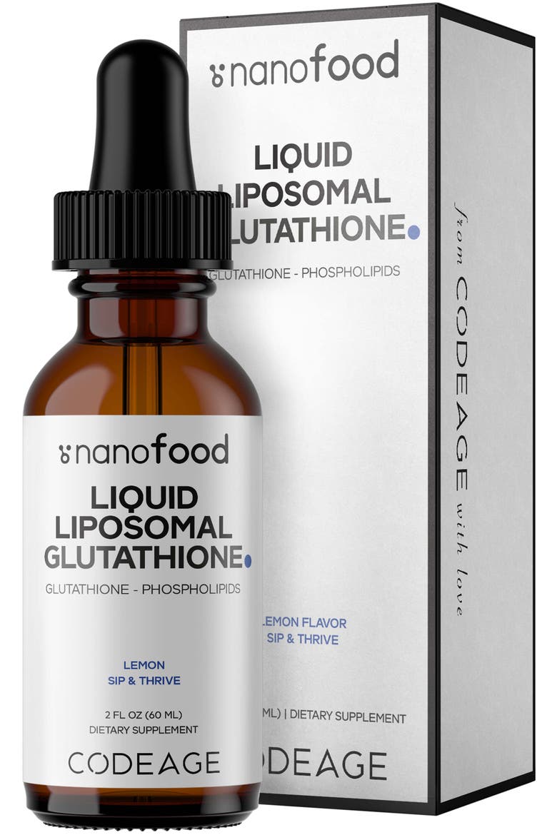 Nanofood - Liquid Liposomal Glutathione, Main, color, White