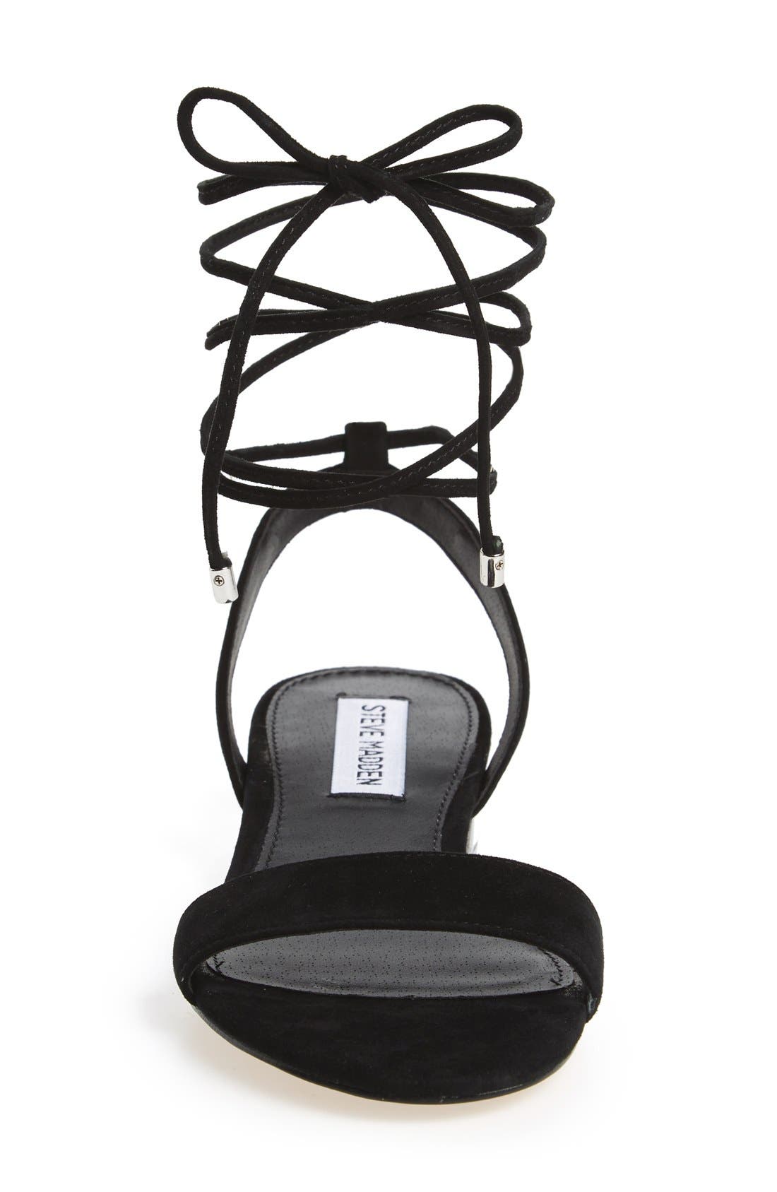 Steve Madden 'Carolyn' Lace-Up Sandal, Alternate, color, 
