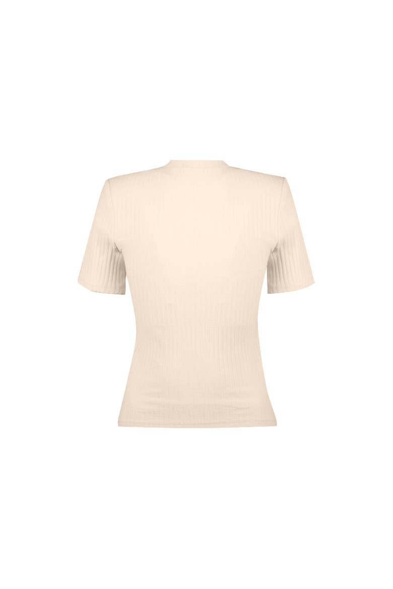 Puffed Shoulder Natural Top, Alternate, color, Natural