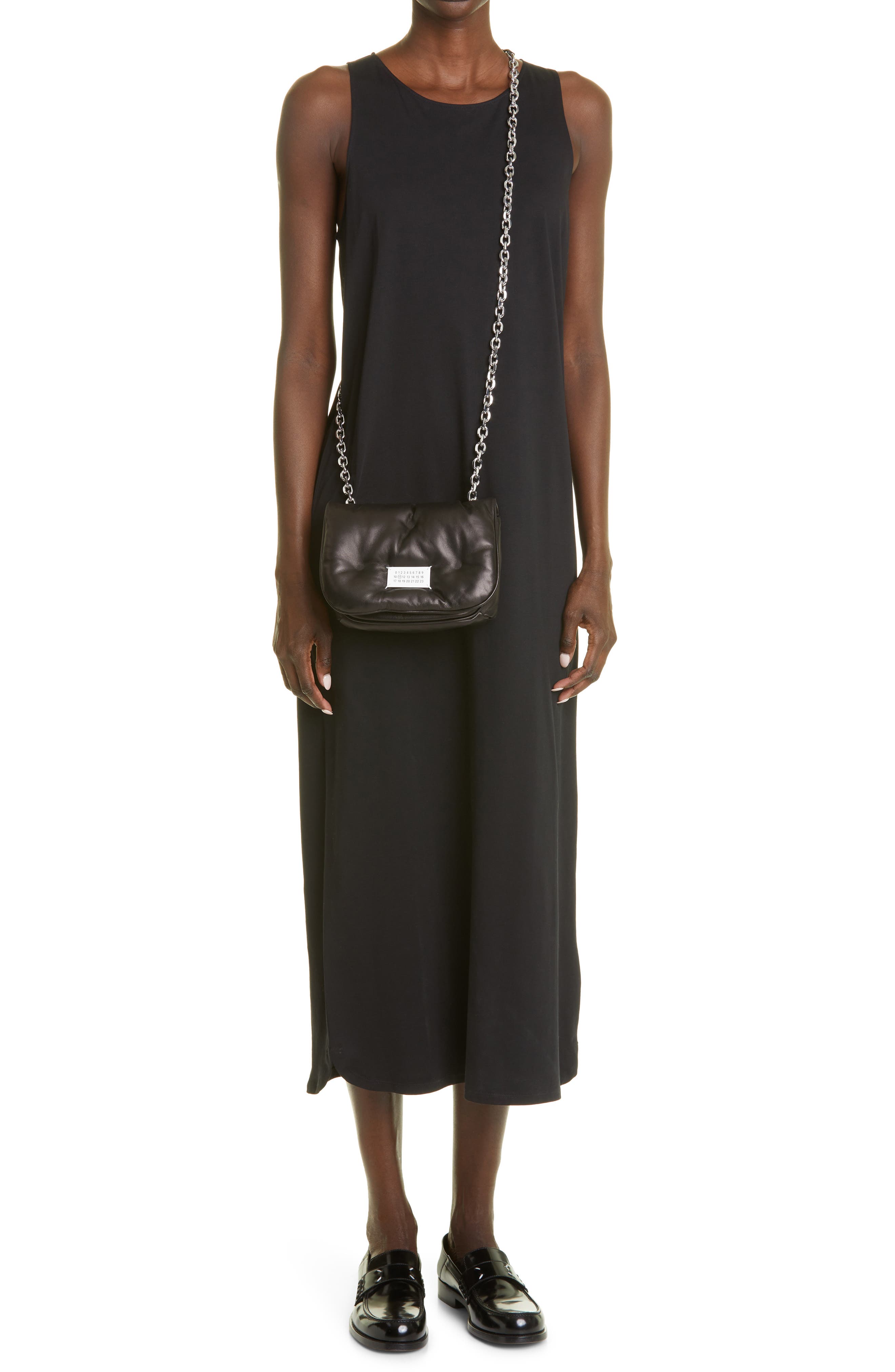 Maison Margiela Mini Glam Slam Quilted Leather Crossbody Bag, Alternate, color, 