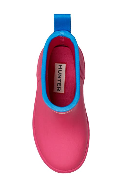 Hunter Kids' Original Waterproof Chelsea Rain Boot In Pink