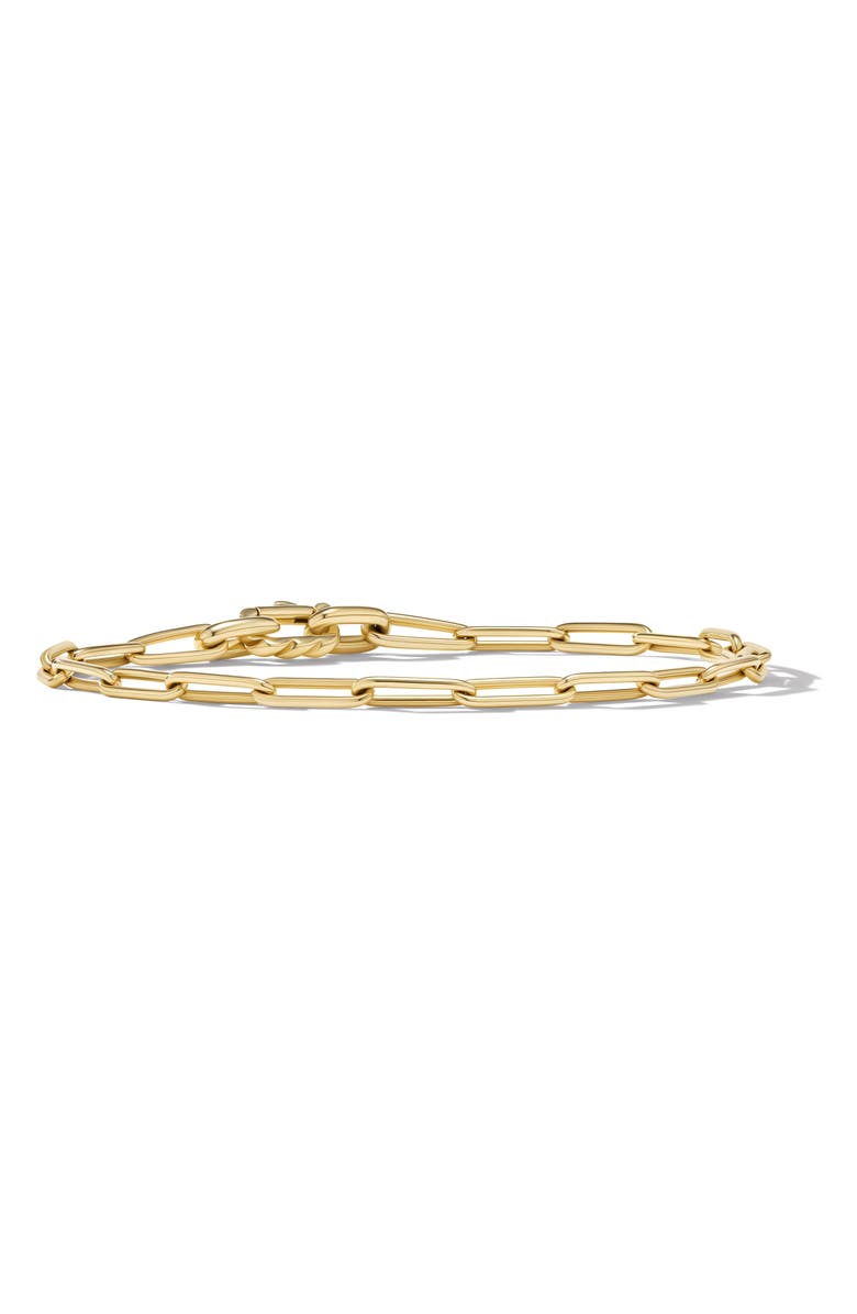 David Yurman Chain Link Bracelet in 18K Yellow Gold, Main, color, 