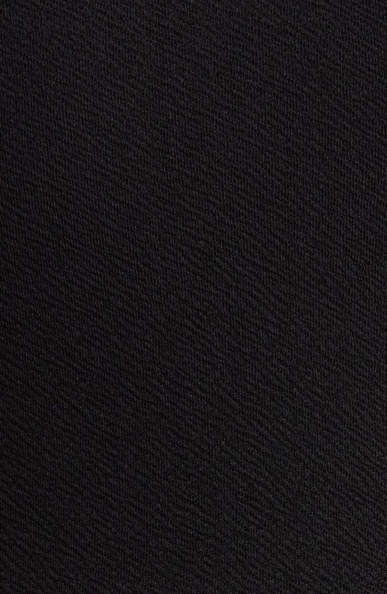 24seven Comfort Apparel Party Stretch High-Low Dress, Alternate, color, Black