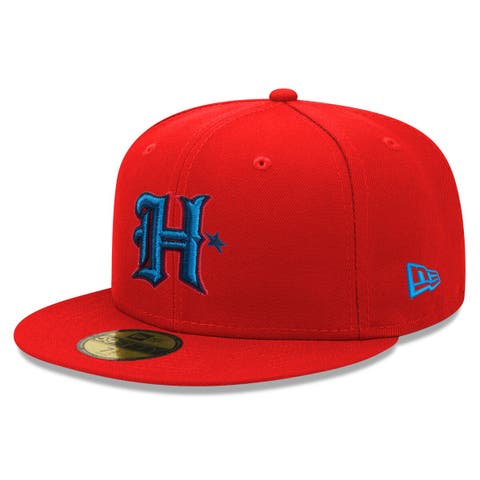 Men's New Era Red Houston Texans Omaha 59FIFTY Fitted Hat