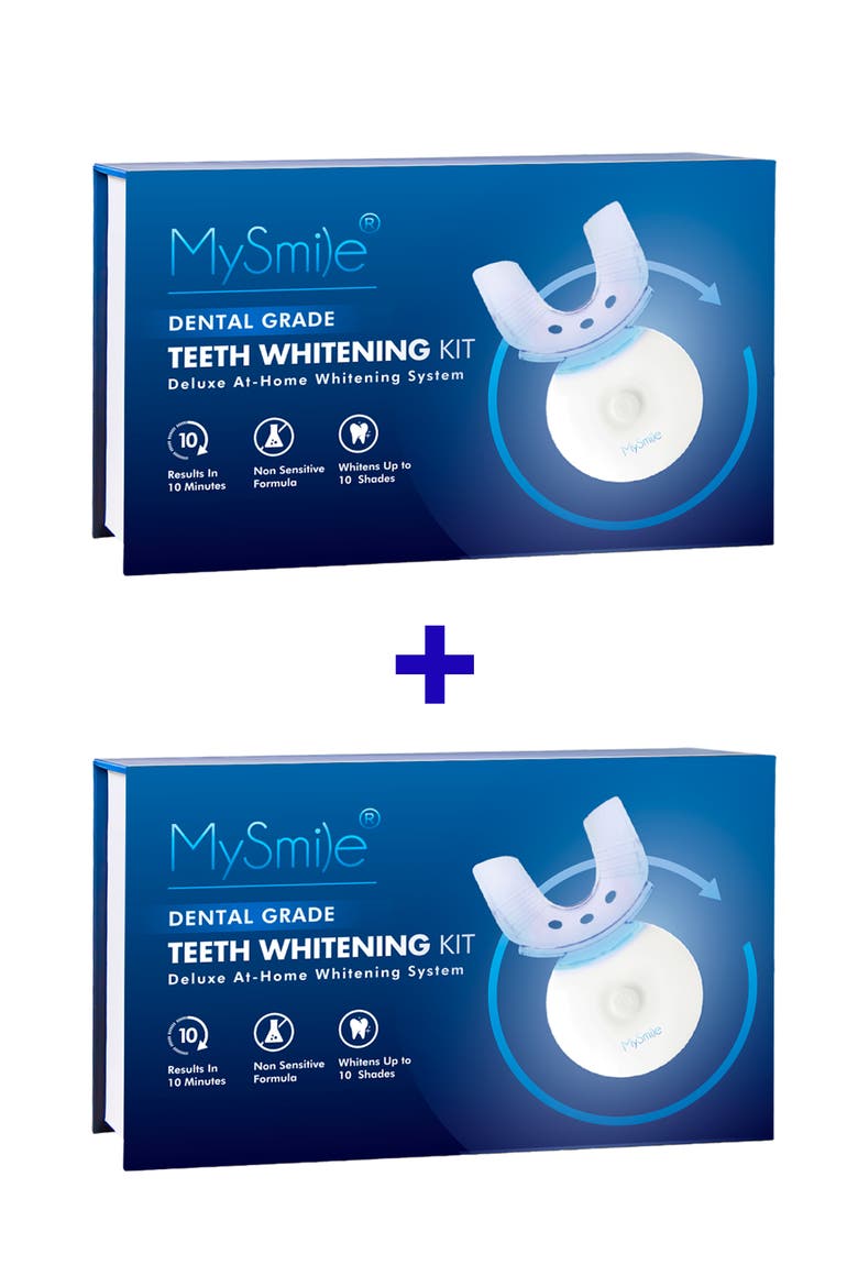 Two Original Teeth Whitening Kits, Main, color, Blue