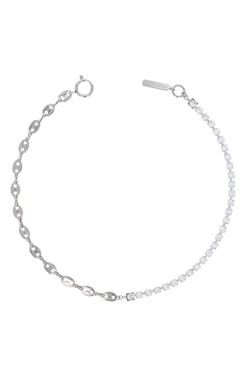 Justine Clenquet Gwen Choker Necklace in Palladium  product