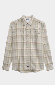 Salt Life Breezers Long Sleeve Button Down Performance Shirt