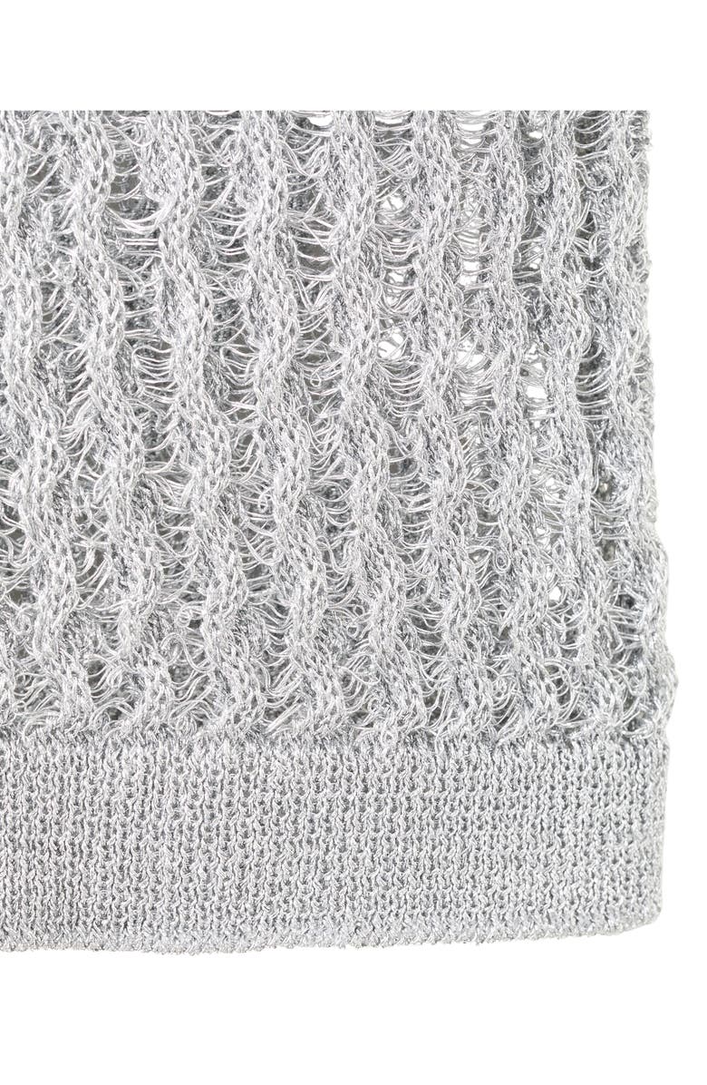 MANGO Open Stitch Knit Sweater Vest, Alternate, color, 