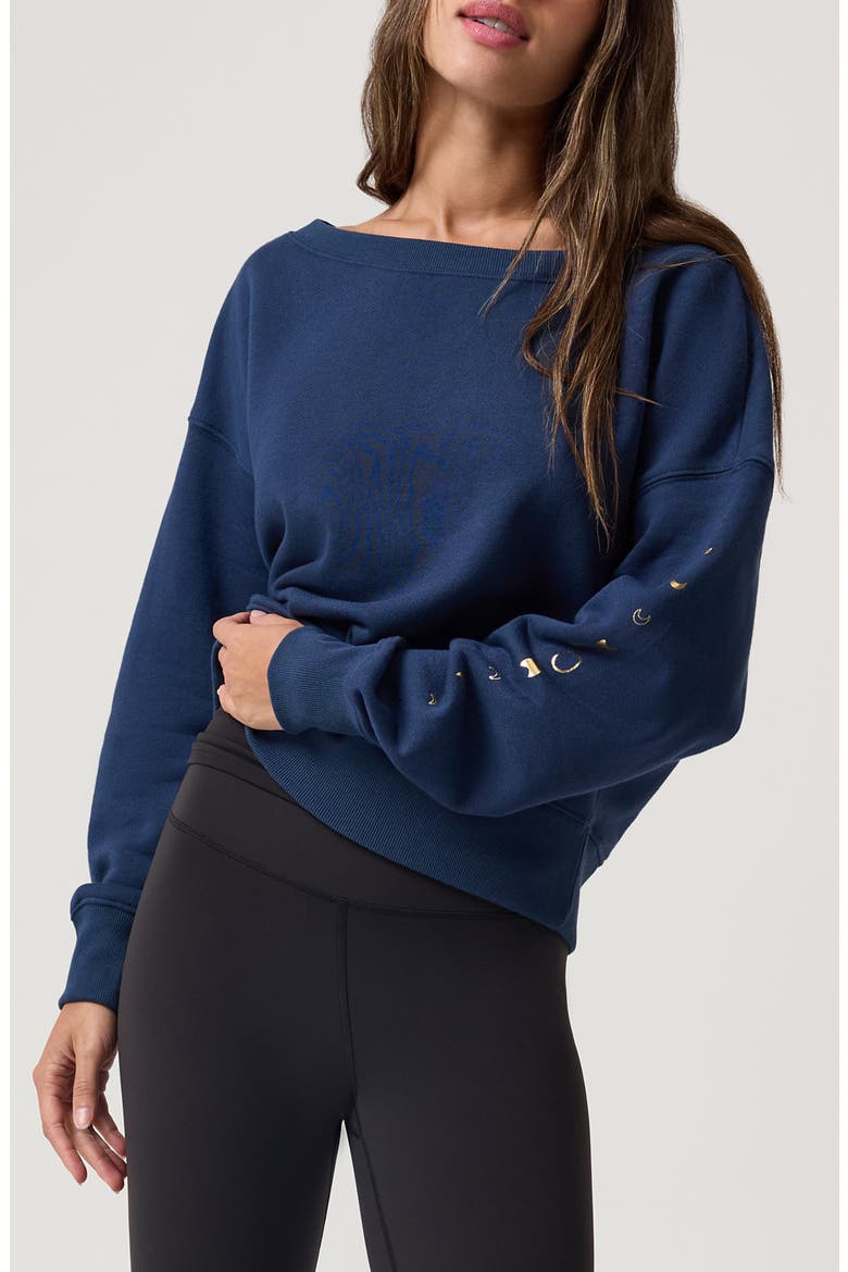 Lunar La Vida 2.0 Sweatshirt, Main, color, INDIGO