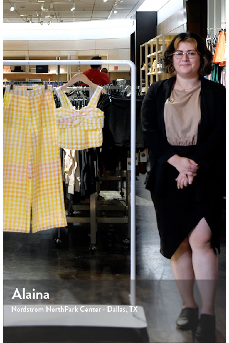Kids' Gingham Tank Top & Flare Pants Set video