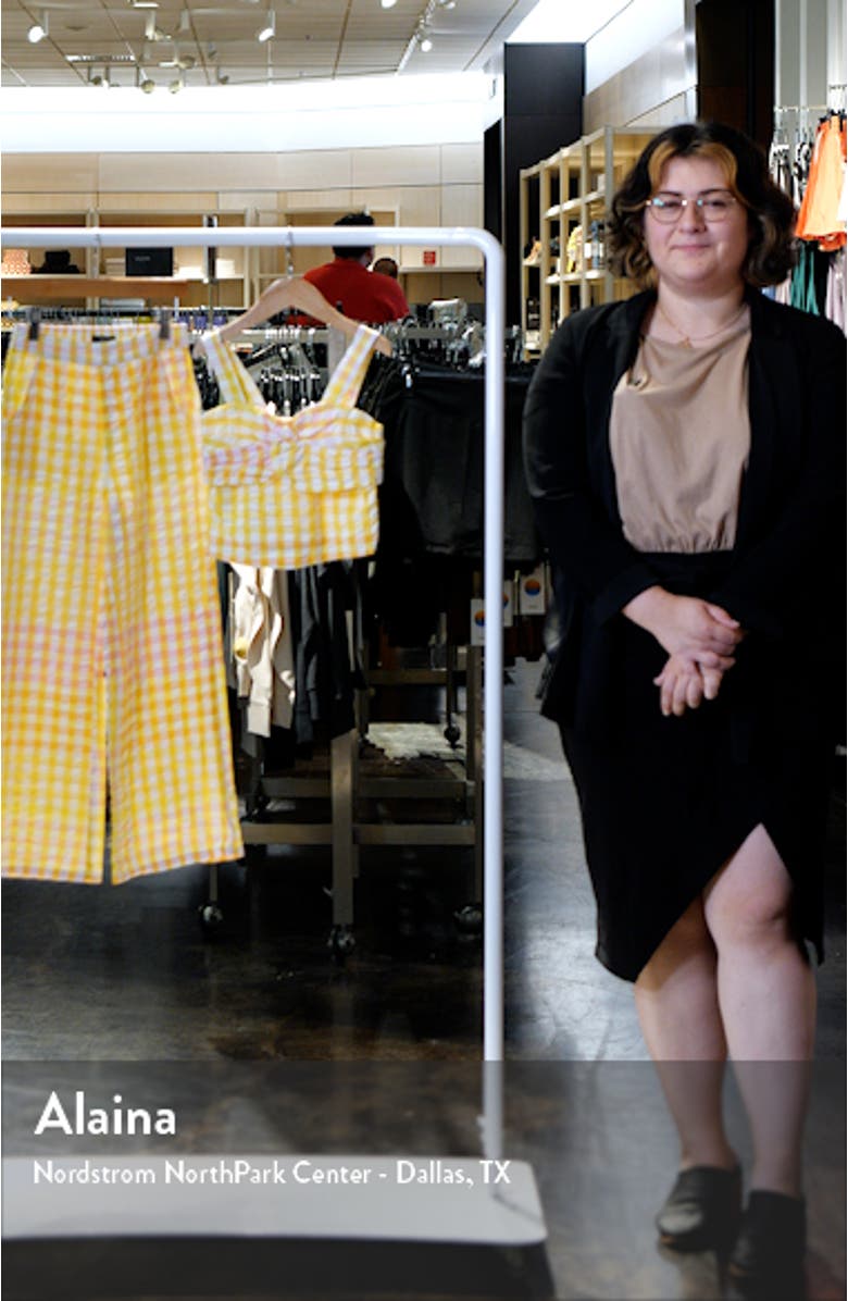 Kids' Gingham Tank Top & Flare Pants Set, sales video thumbnail