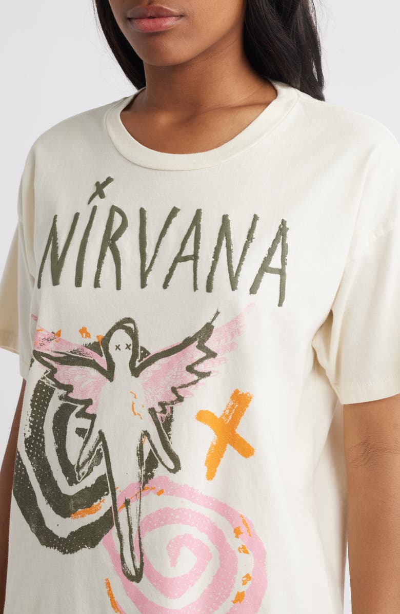 Daydreamer Nirvana In Utero Cotton Graphic T-Shirt, Alternate, color,
