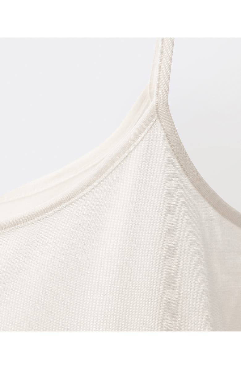 MANGO Silk Camisole, Alternate, color, Off White