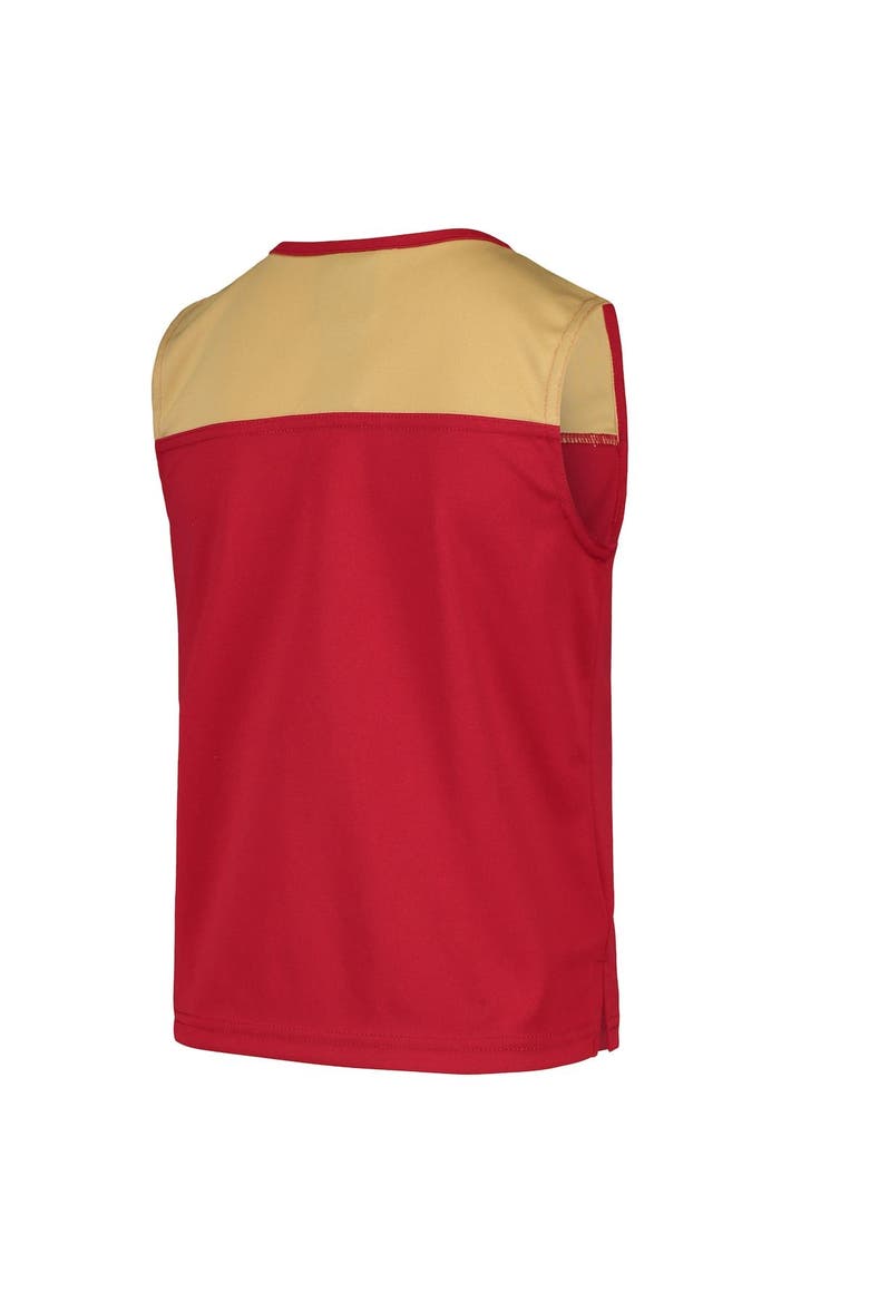 Youth Scarlet/Gold San Francisco 49ers Spirit Cheer Two-Piece Cheerleader Set, Alternate, color, Scarlet