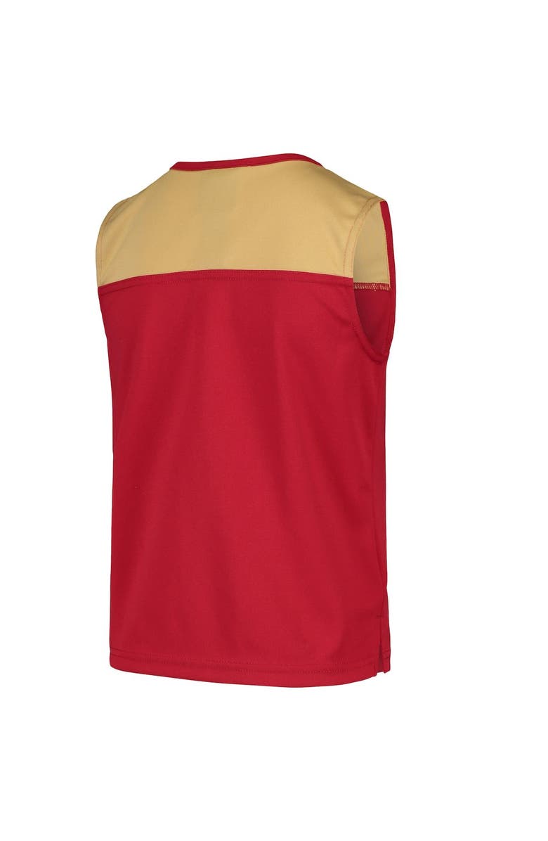 Outerstuff Youth Scarlet/Gold San Francisco 49ers Spirit Cheer Two-Piece Cheerleader Set, Alternate, color, 