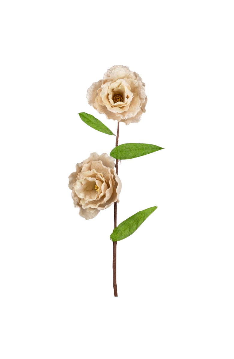 Northlight 40" Ivory and Green Floral Craft Artificial Spring Spray, Alternate, color, Ivory