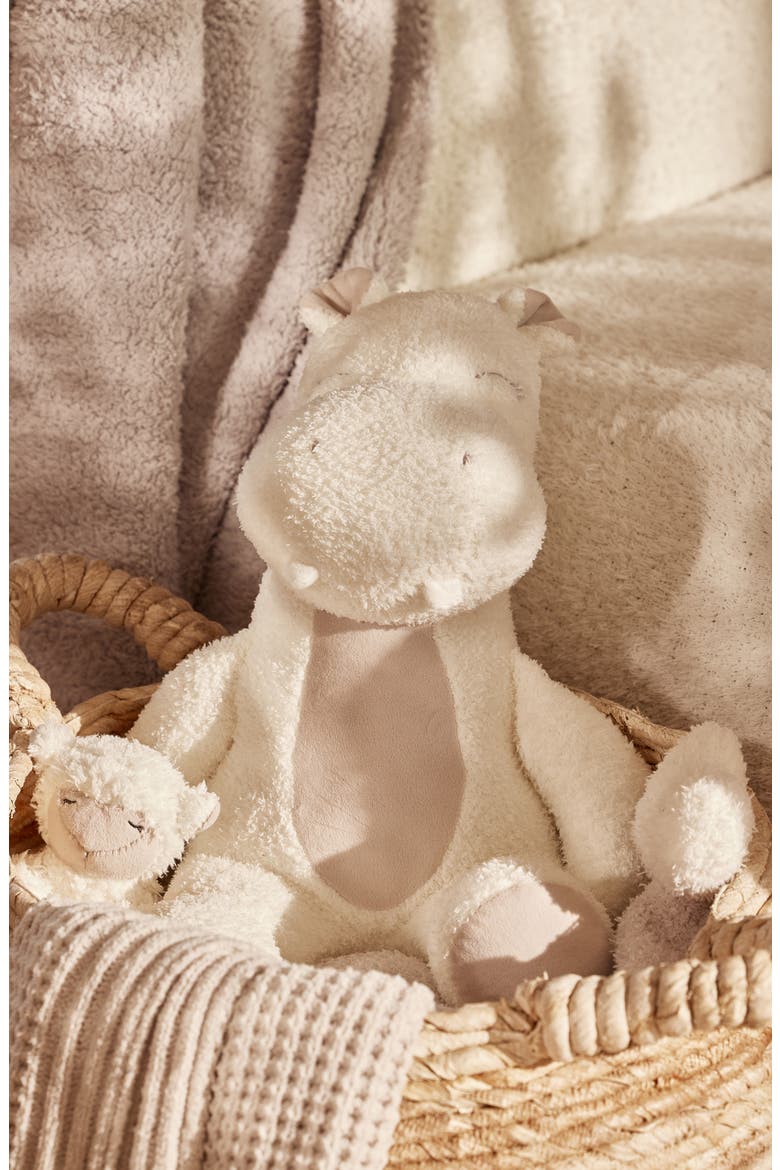 CozyChic® Sleepy Hippo Buddy Stuffed Animal, Alternate, color, PEARL/ STONE
