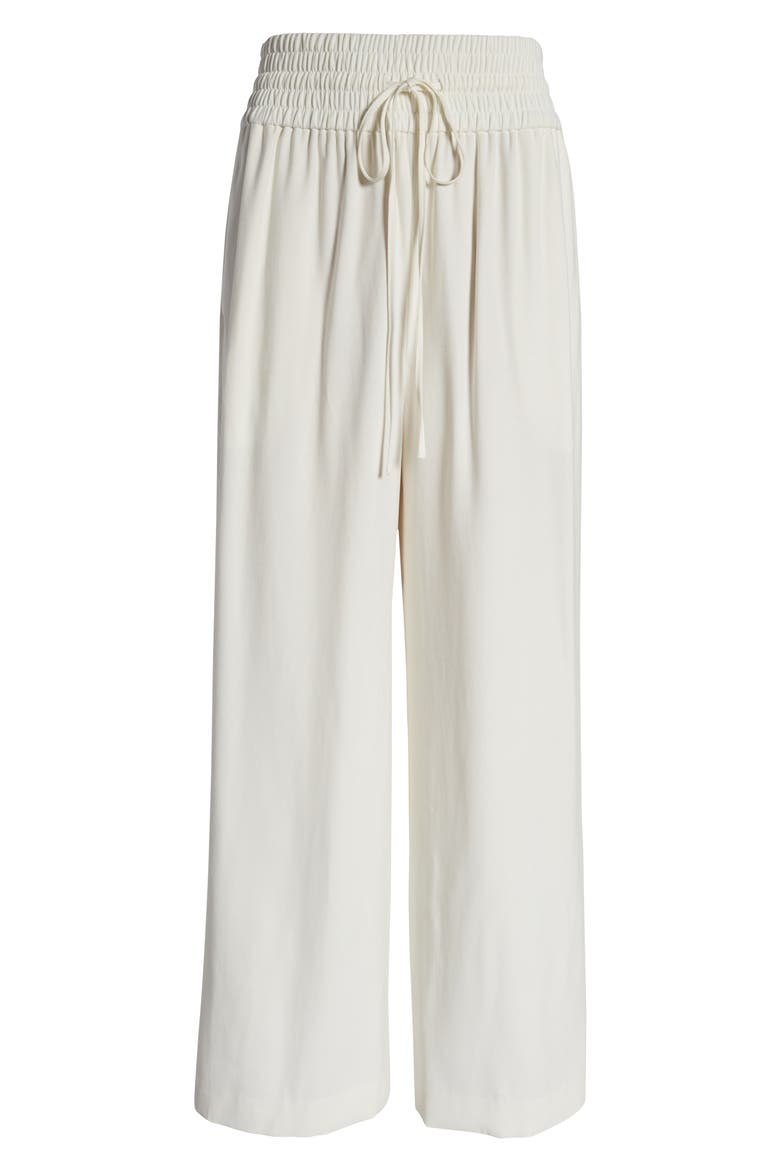 Drawstring Wide Leg Pants, Alternate, color, IVORY