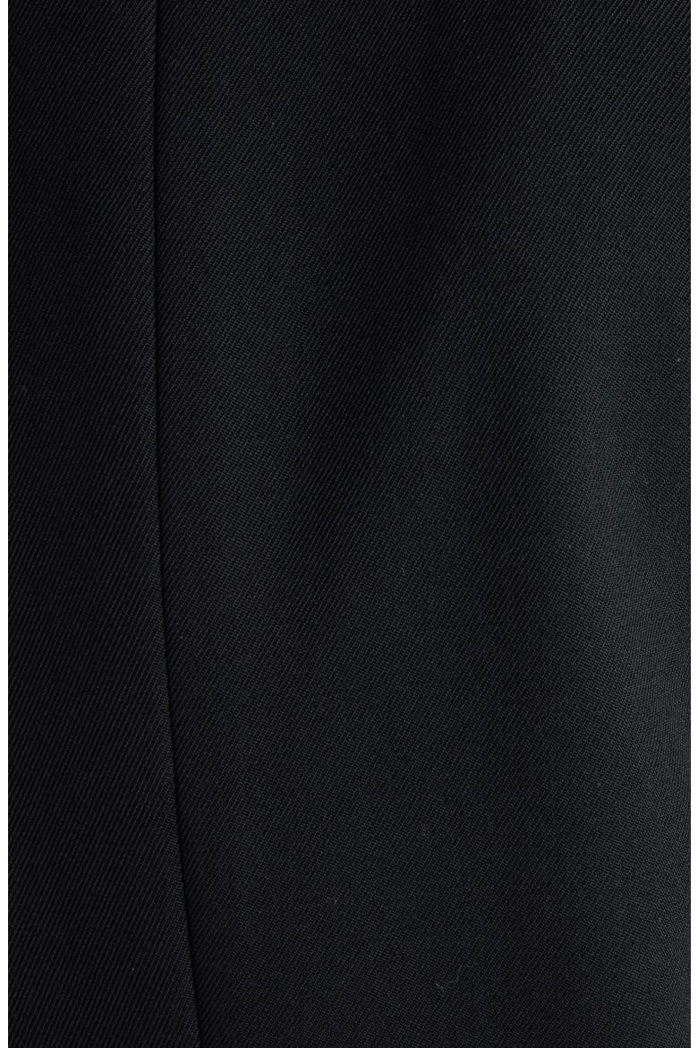 Pinched Sleeveless Midi Dress, Alternate, color, BLACK