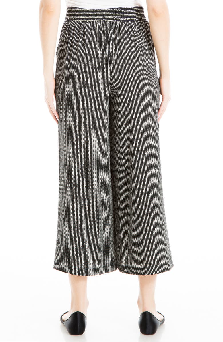 MAX STUDIO Crop Wide Leg Crepe Pants, Alternate, color, 